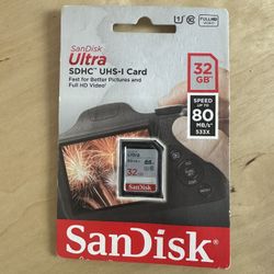 Sandisk Memory Card 32gb Unopened 