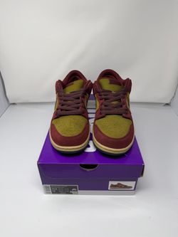 Nike Dunk Low SB 'Dark Team Red Olive Flak' Size 10.5