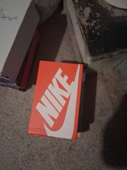 Royal blue and white nikes size 11