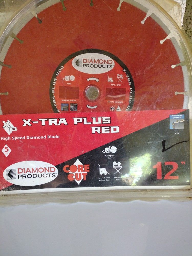 X tra Plus Red High Speed Diamond Blade