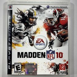 Madden NFL 10 Sony PlayStation 3 EA Sports Complete with Manual Tested