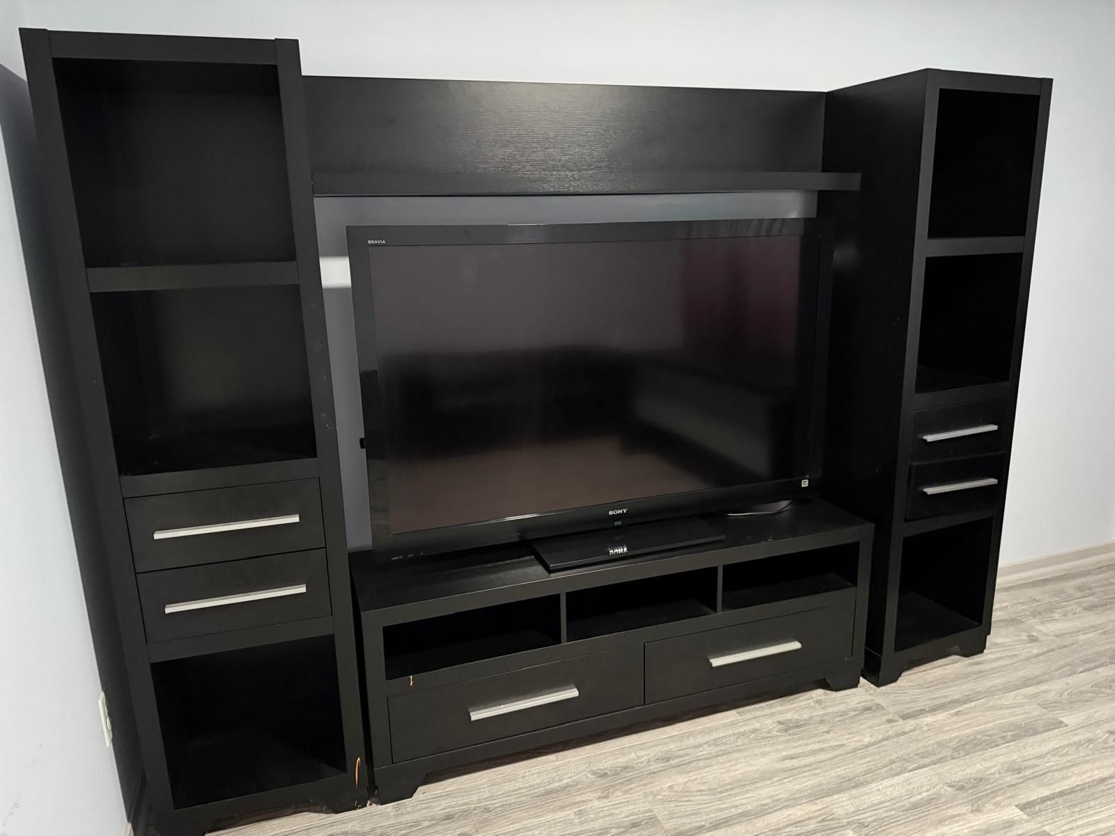 Tv Stand + Shelves