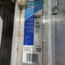 Werner Ladder 60’ Ft Industrial 179 Lbs Model 560-3