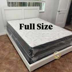 NEW Mattress Full Size With Box Spring // NOT FRAME INCLUDED 