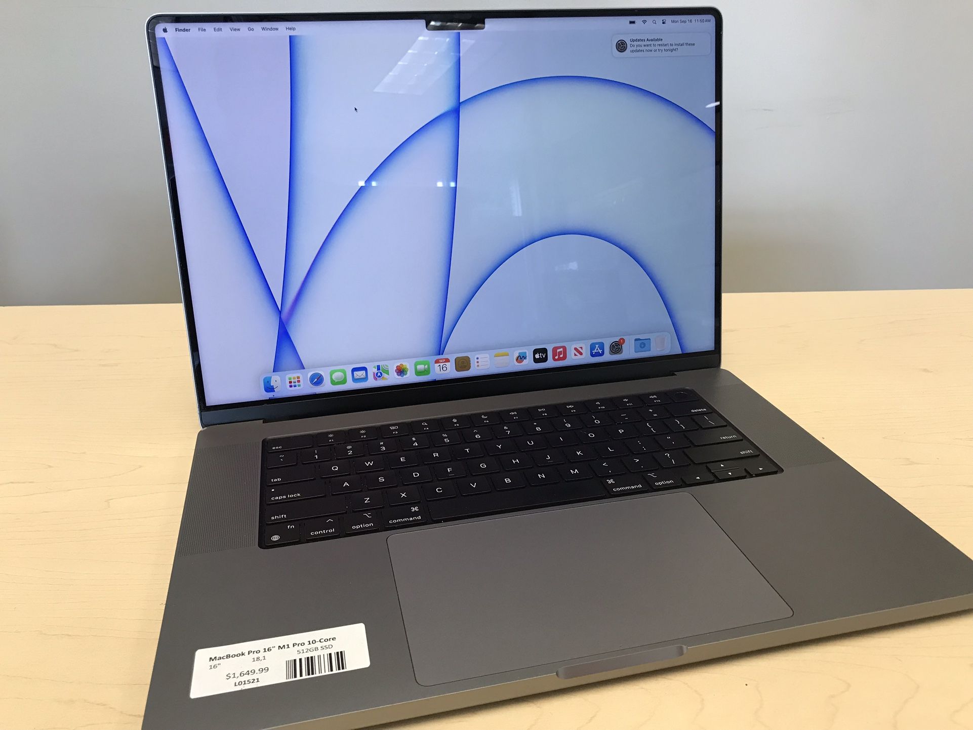 16” MacBook Pro  M1 Pro