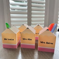 Teacher Appreciation - Personalized Pencil/Pen Holders