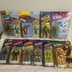 Kenner Marvel Legends Retro Lot of 12 Action Figures 3.75" New Sealed HASBRO 