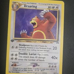Ursaring Neo Revelations First 1st Edition Pokemon Card 