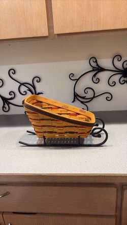 Longenberger  christmas sleigh