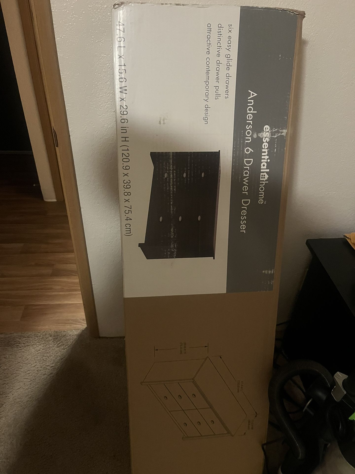 Essential Home – Anderson 6-Drawer Dresser (Brand New in Box)