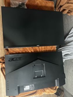 ACER Nitro XV272U 27” G-sync Monitor (2) and Monitor Arm