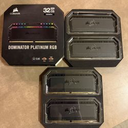 Corsair Dominator Platinum RGB 32GB (4x8GB) DDR4 Ram 3200MHz 16-18-18-36