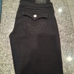 True Religion Black Pocket Jeans
