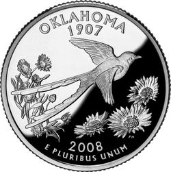 ROLL OF OKLAHOMA STATE QUARTERS