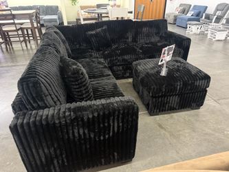 Black sectional