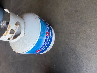 Gas propane tank empty