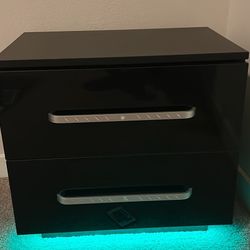 Bedroom Nightstand LED Lights 