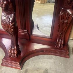 Entry Table With Mirror 