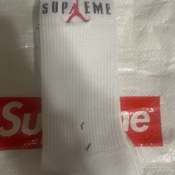 White Air Jordan Supreme Socks