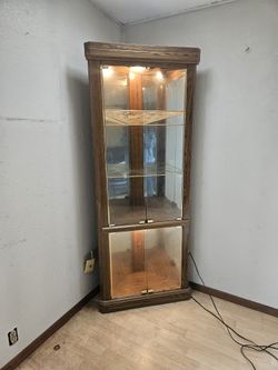 Pickup 5/2-3.   Corner Display Cabinet