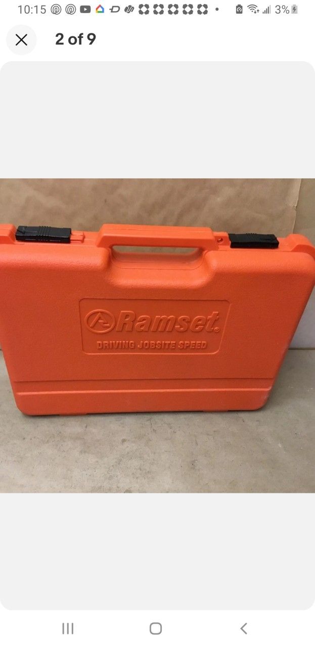 RAMSET COBRA + 0.27 CALIBER SIMI AUTOMATIC POWER ACUATED TOOL