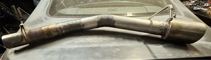 350z  muffler delete