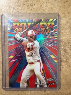 Mike Trout topps chrome