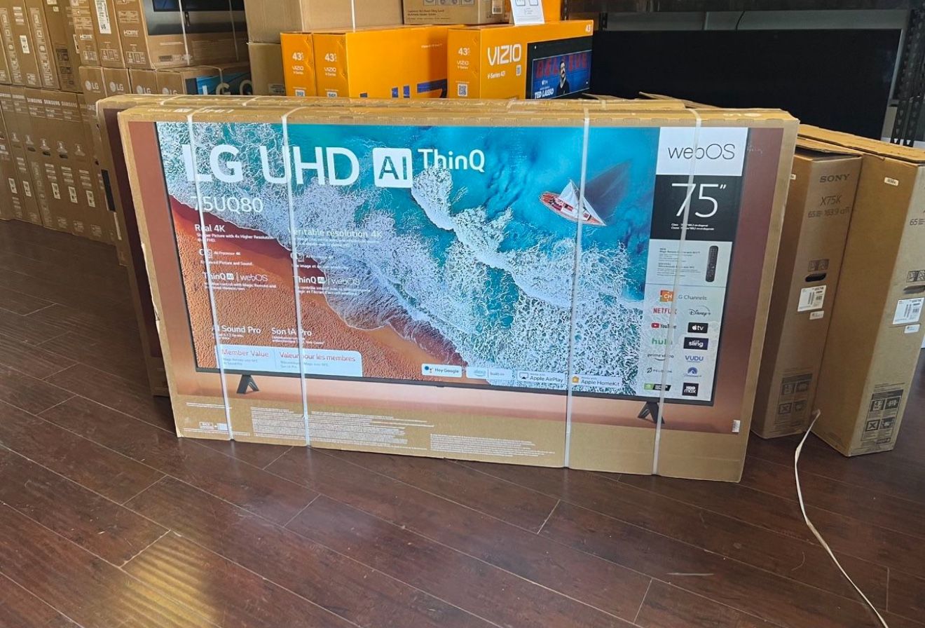 75”Lg UHD 4K SMART TV