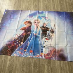 Frozen Theme Party Backdrop 