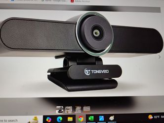 TONGVEO Wide Angle Webcam With Microphone New!!!