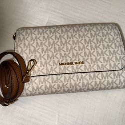 The Michael Kors Medium Convertible Pouchette Crossbody Bag