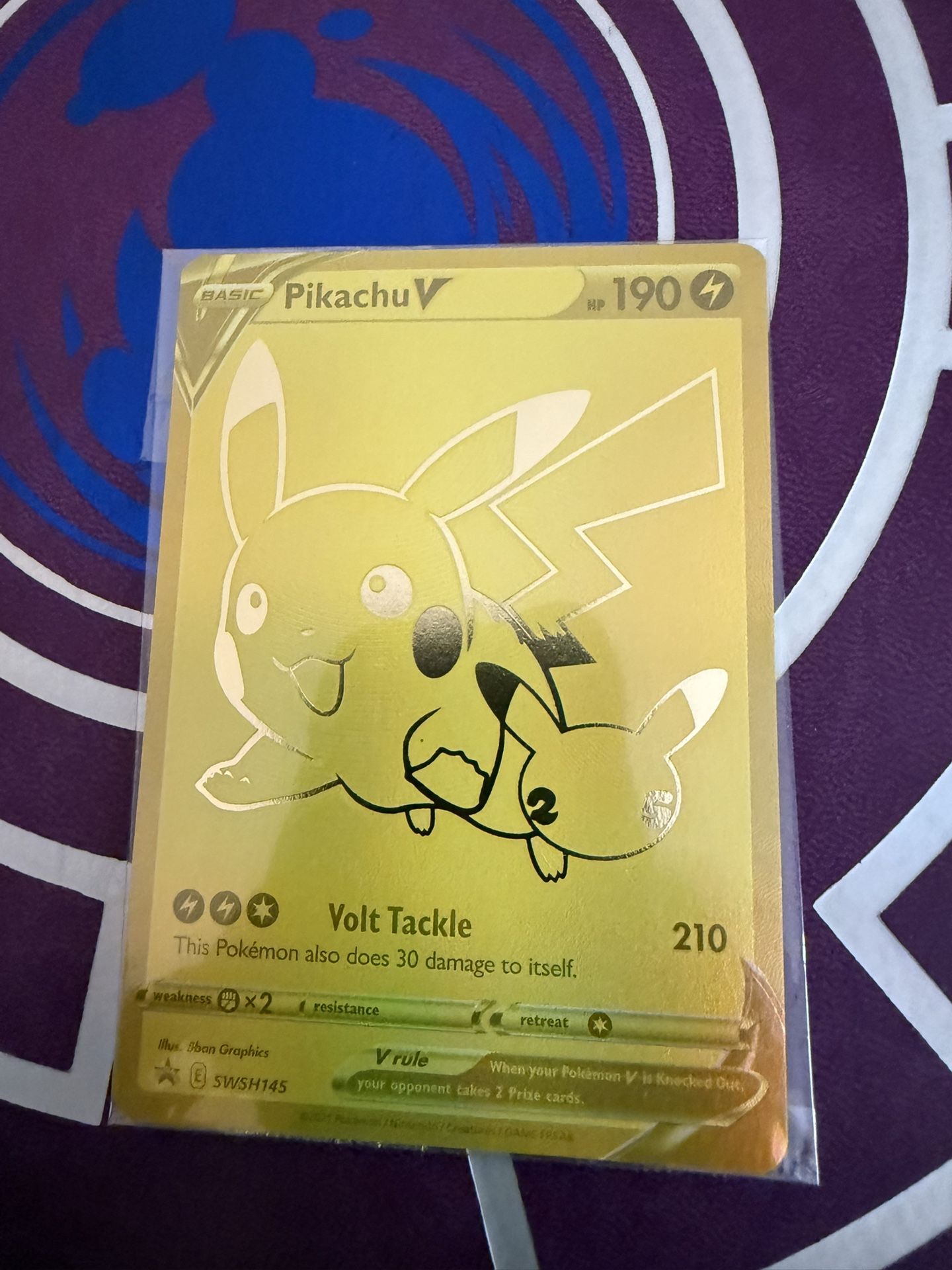 Pikachu V Sword And Shield Promo Card