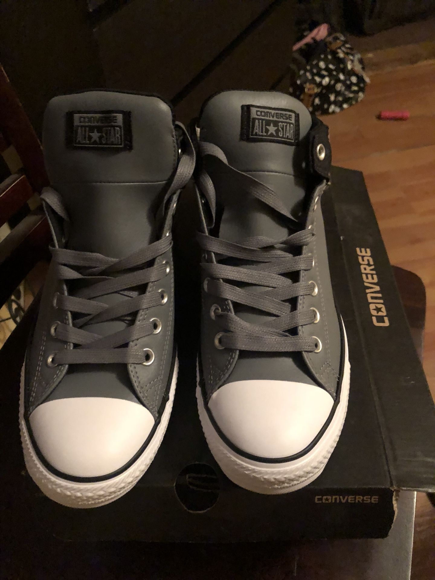 Brand New Leather Converse