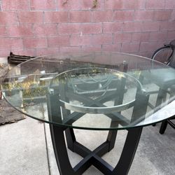 Glass Table And Chairs