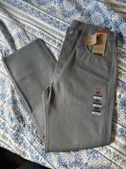 Levis 501 Original Fit Mens Grey Straight Leg Button Fly Jeans 31x30 Grey