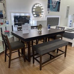 New Solid Wood Dining Table Set! 