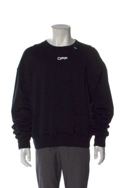 Off-White Crewneck Sweatshirt Hoodie Large