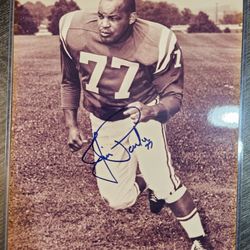 Signed Jim Parker Baltimore Colts 8x10 Photo Autograph NFL Football Picture Auto HOF