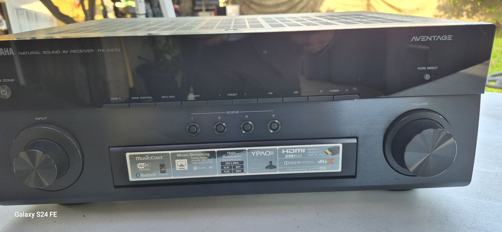 Yamaha aventage RX-A870 receiver