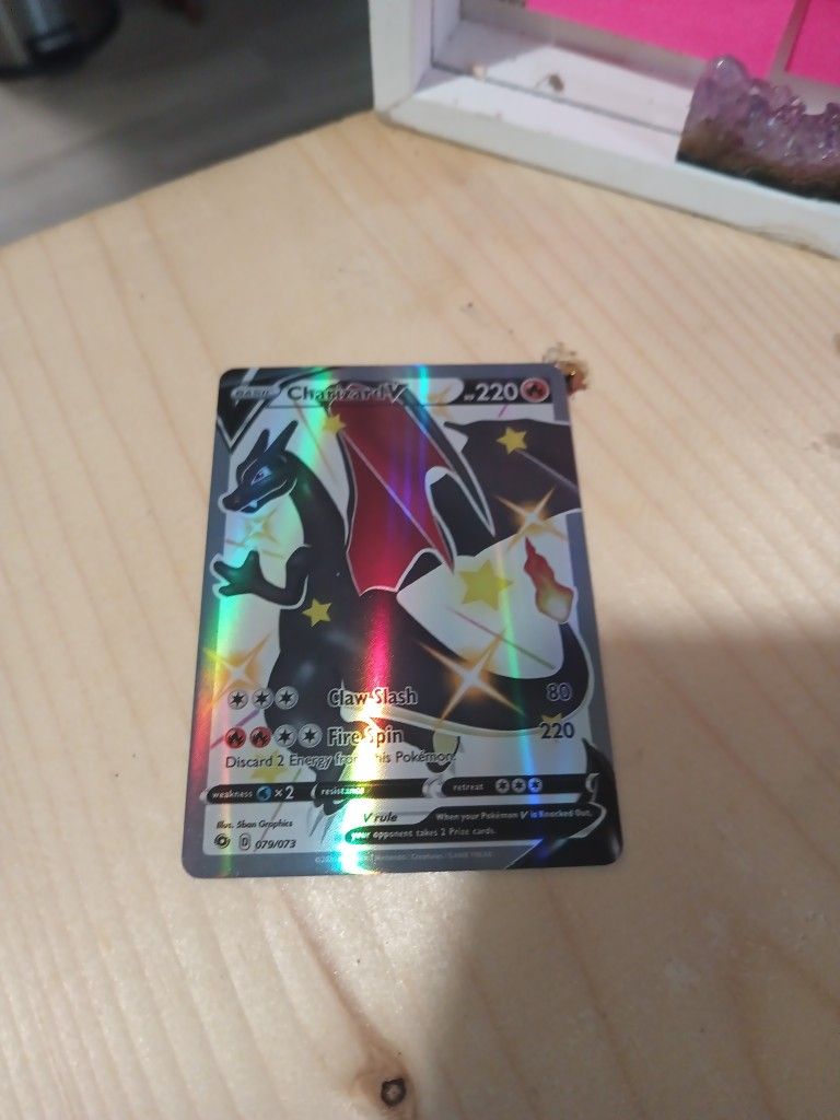 Charizard V Holographic Pokemon Card