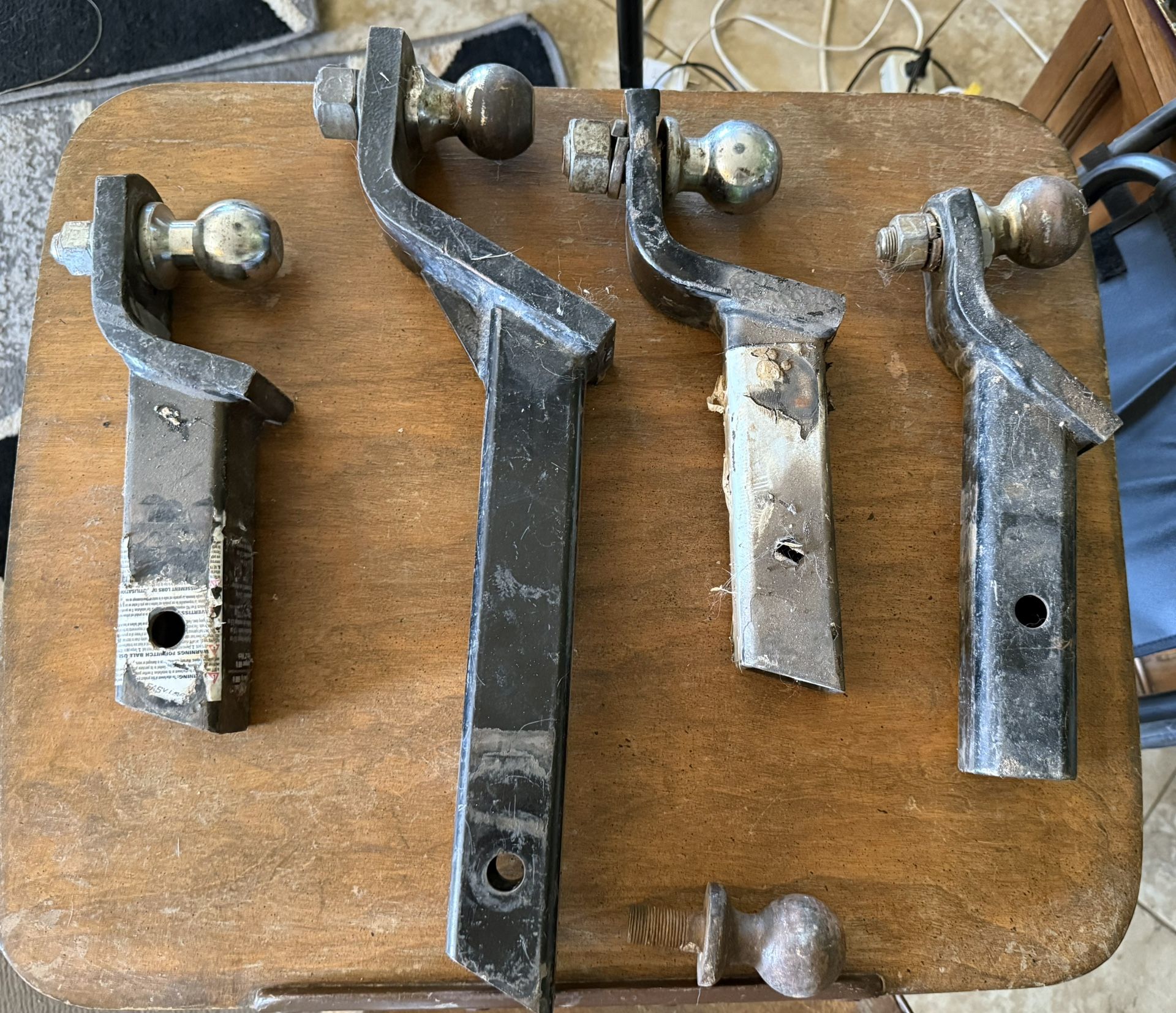 Bumper Pull Receiver Hitches With Ball