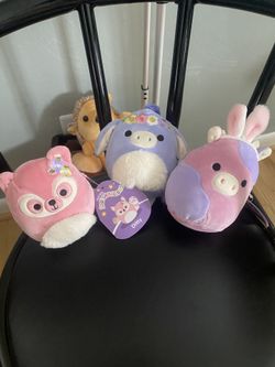 Squishmallows plush toys from the Easter squad