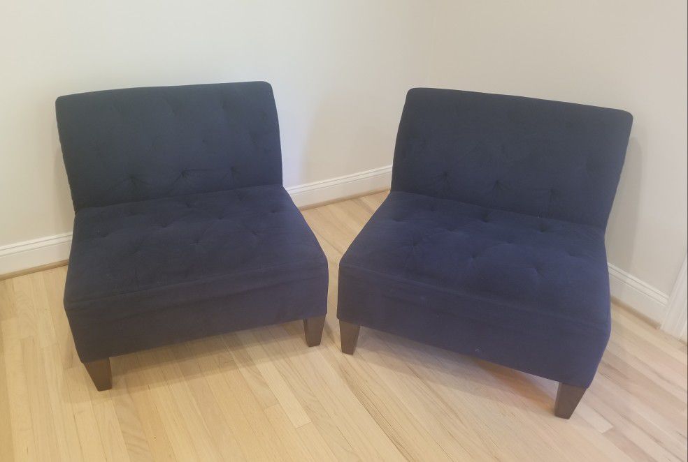 Two gorgeous accent chairs