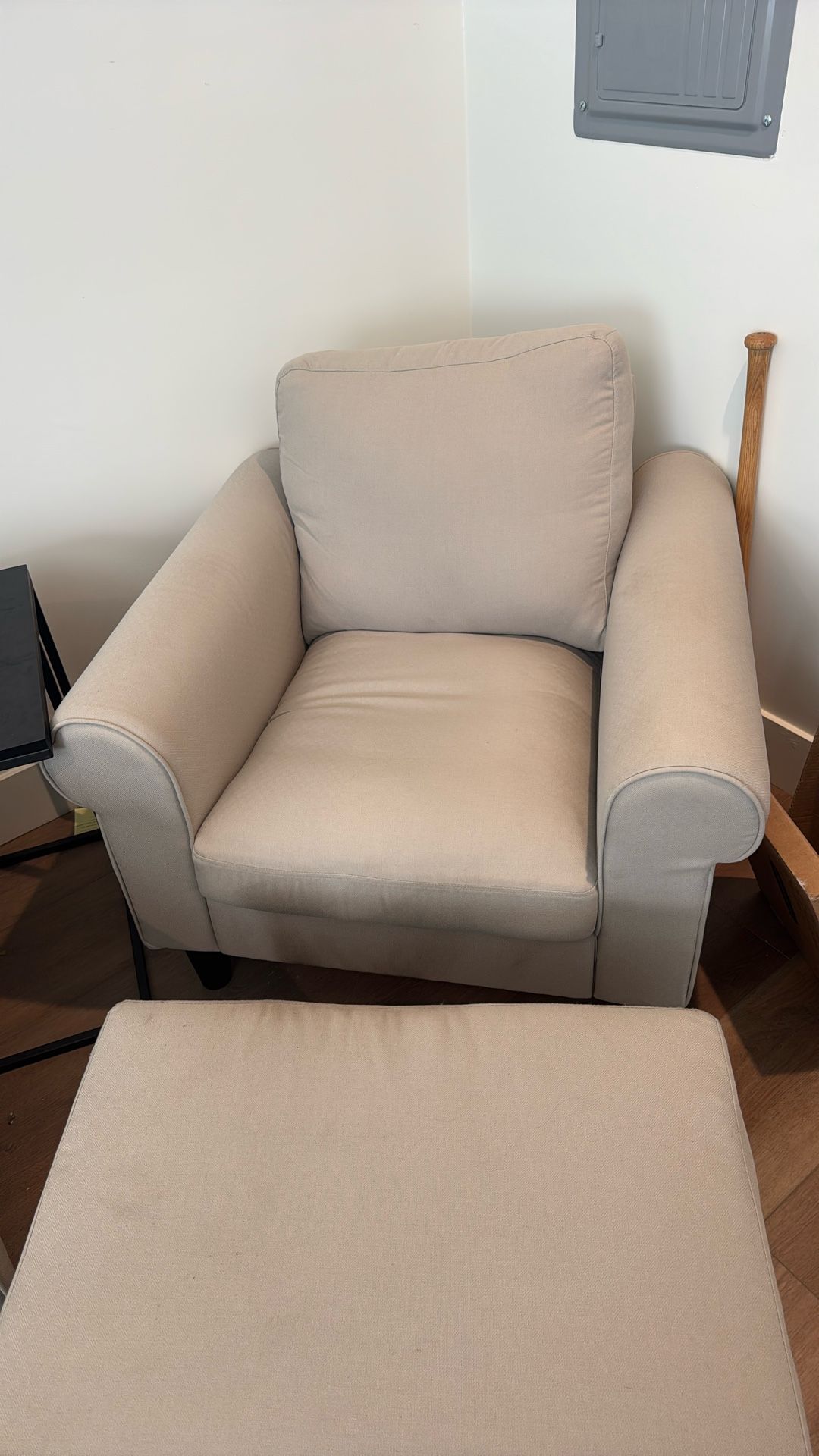 IKEA Chair And Ottoman