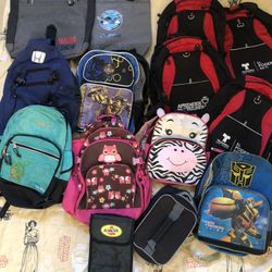 Backpacks And Lunch Bags