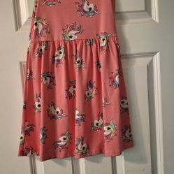 H&M Unicorn Dress Size 6/7