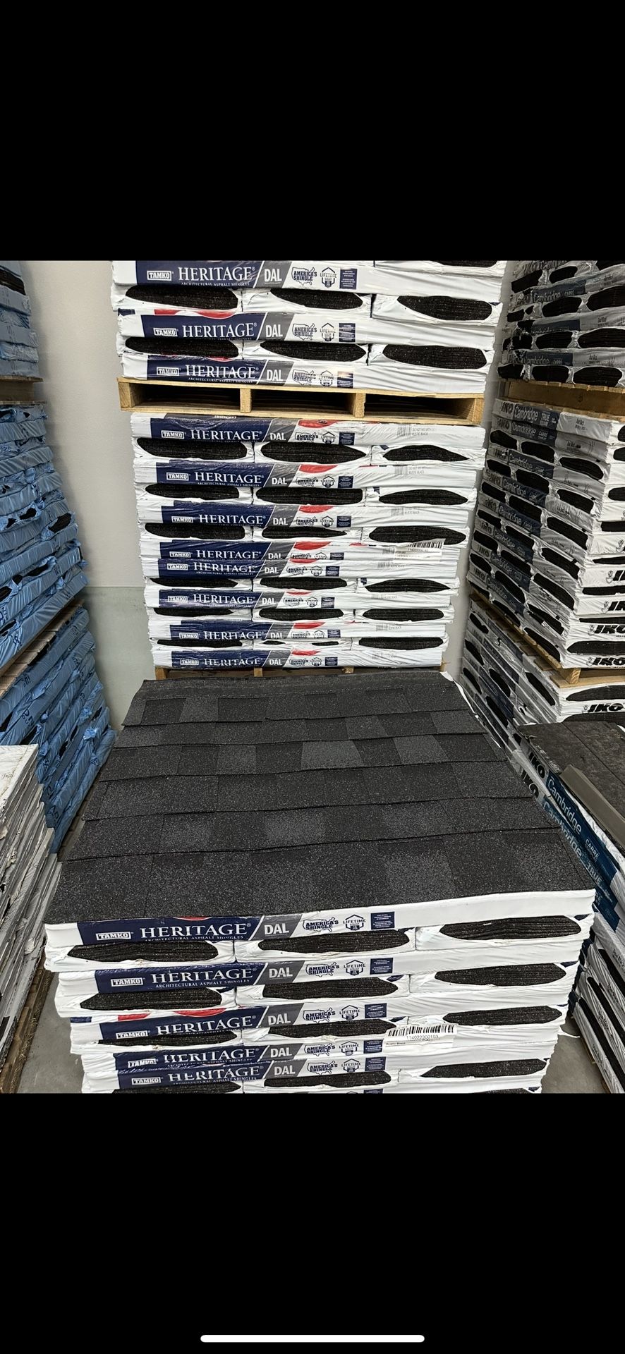 Tamko heritage 30YR roofing shingles Rustic black