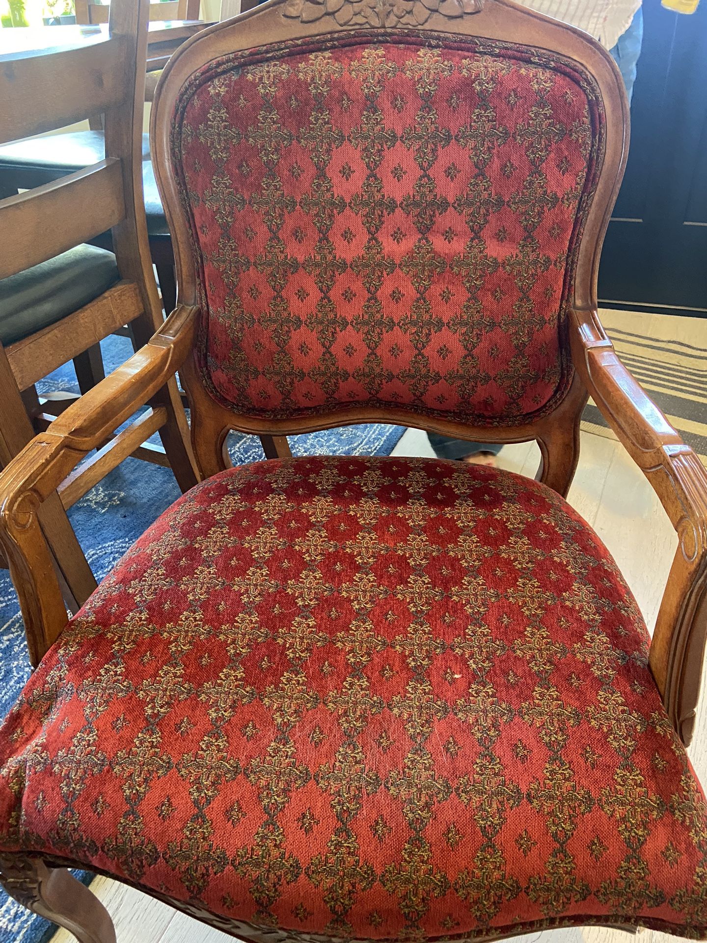 Pair Of French Provencial Chairs 