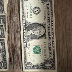 Star Notes, Three Digits And A Couple Double Digit Serial Number Bills
