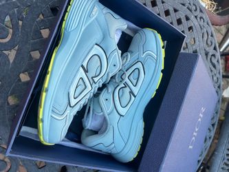 Dior B30 Sneakers Light Blue Neon Yellow